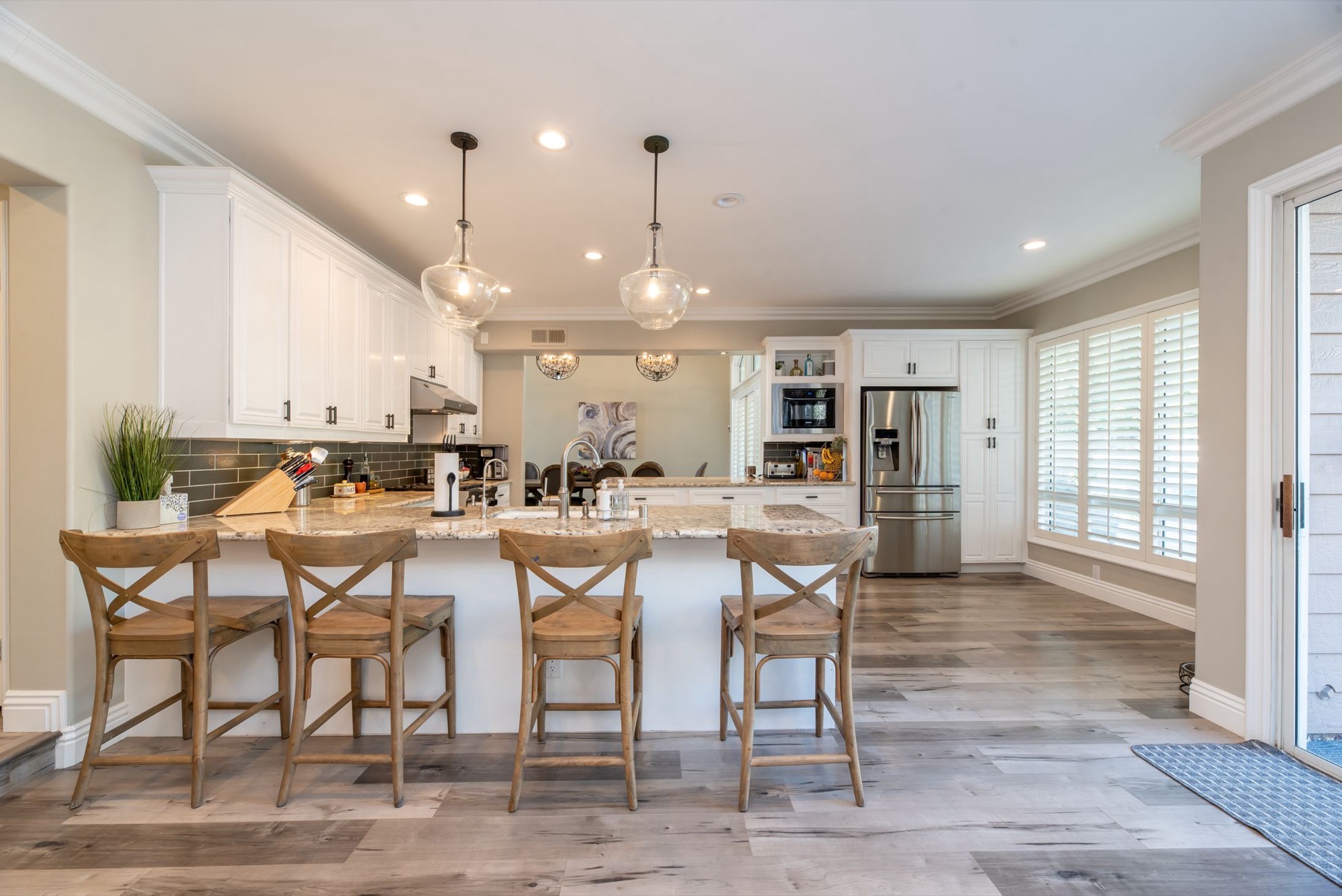 A let property kitchen, of the kind inspected during a condition report
